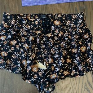 Black high waisted shorts